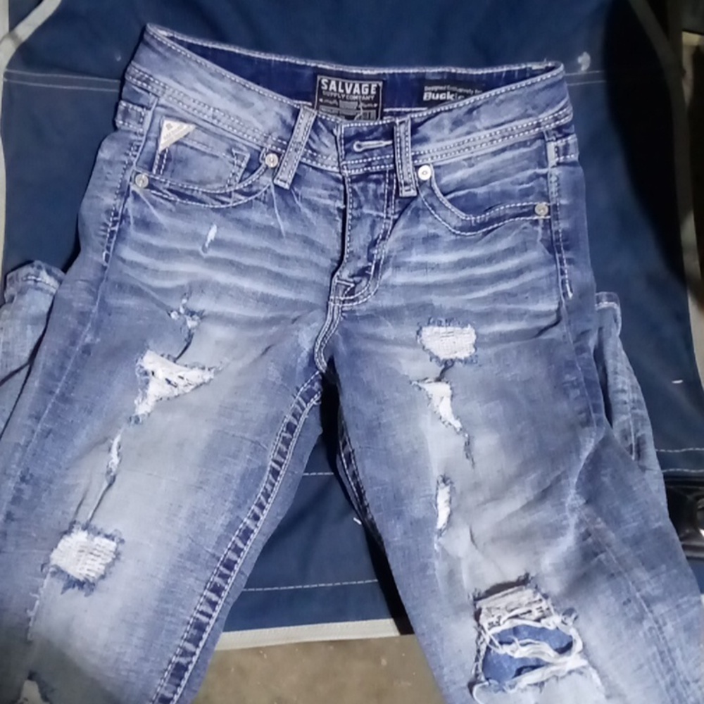 #2114 Buckle jeans Boys size 12L great school jeans no stains or damage - Picture 2 of 4
